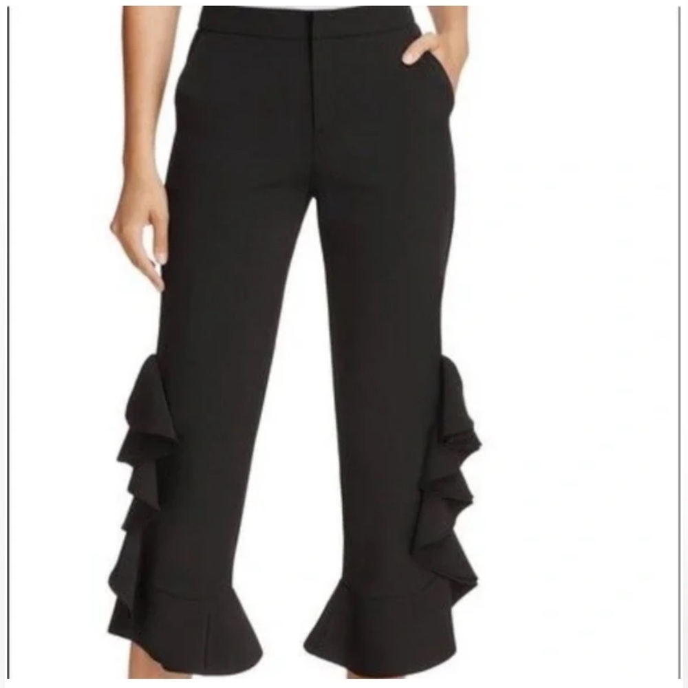 Alpha Omega crop‎ ruffle pants. Worn once. 58 retail